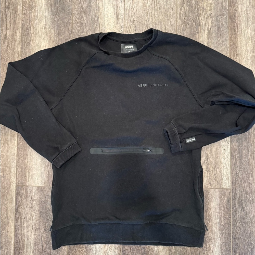 ASRV Black Men's Sweatshirt - Medium
